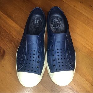 Navy Native shoes